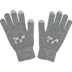 Rękawiczki zimowe do smartfona z logo