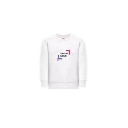 THC DELTA KIDS WH. Bluza dziecięca do naniesienia logo