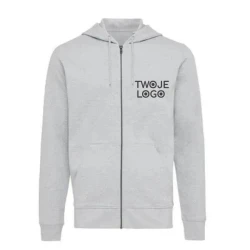 Bluza z kapturem z bawełny z recyklingu Iqoniq Abisko z logo