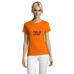 REGENT Damski T-Shirt 150g REGENT WOMEN z nadrukiem logo