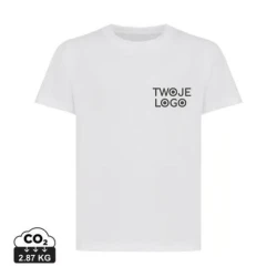 Dziecięca koszulka Iqoniq Koli, bawełna z recyklingu do nałożenia logo