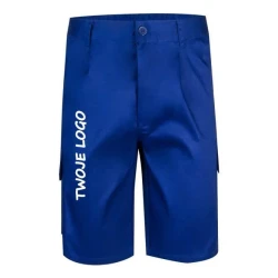 VL CHIONE. Spodenki bermudy z wieloma kieszeniami (200 g/m²), wykonane z bawełny (35%) i poliestru (65%) z logo firmy