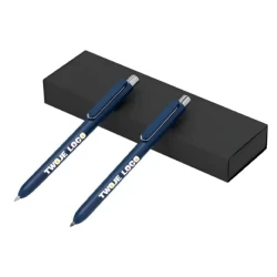 Zestaw piśmienniczy z RABS, długopis i "wieczny" ołówek do naniesienia logo