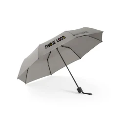 AIDEN. Parasol 21" z poliestru z recyklingu (100% rPET) o gramaturze 190T, składany na 3 części z nadrukiem na zamówienie