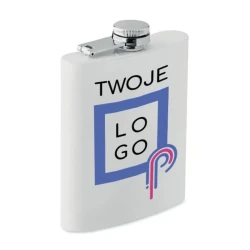 Piersiówka do sublimacji SUBLIM HIP z nadrukiem logo