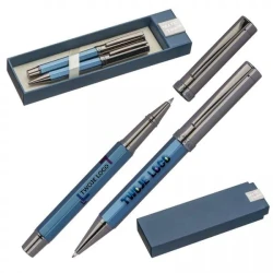 Zestaw piśmienny długopis i pióro kulkowe Mark Twain z nadrukiem na zamówienie