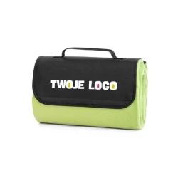 RILEY. Koc polarowy 180 g/m² z daszkiem z logo