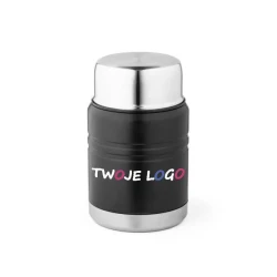 GIMLET. Termos spożywczy ze stali nierdzewnej 550 mL z nadrukiem logo