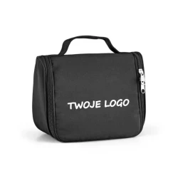 WILLIS. Kosmetyczka z mikrofibry z kilkoma kieszeniami do nałożenia logo