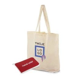 Torba składana na zakupy FLIN 120 g z logo firmy