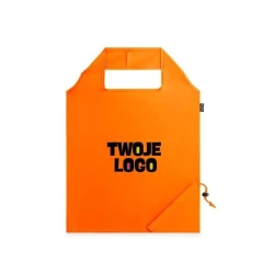 BEIRA. Składana torba 190T poliester z recyklingu (100% rPET) z nadrukiem na zamówienie