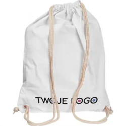 Worek sportowy bawełniany 140 g/m2 CARLSBAD z logo