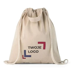 RISSANI. Worek zawierający bawełnę z recyklingu (70%) i poliester (30% rPET) (140 g/m²) z nadrukiem logo