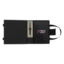 Zestaw upominkowy notes z długopisem Lovini z naniesieniem logo