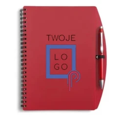 Notatnik ok. A5 z długopisem do naniesienia logo